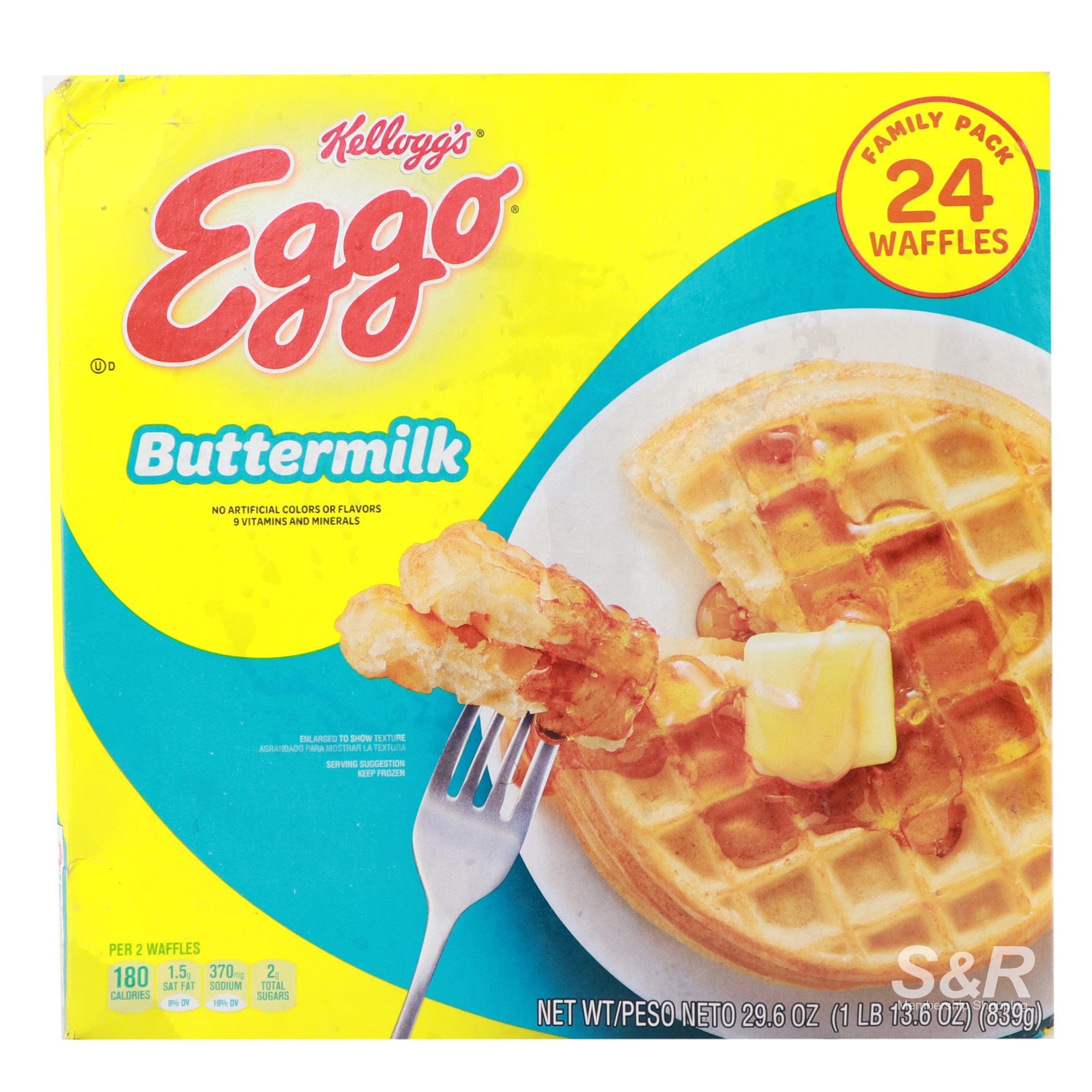 Kellogg's Eggo Buttermilk Waffles 24pcs